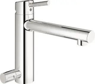 Grohe Concetto New Смеситель для кухни, с запорным вентилем, цвет: хром 31209001