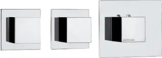 Bossini Cube Смеситель термостатический встраиваемый, на 2-4 потребителя, цвет: chrome Z032203.030