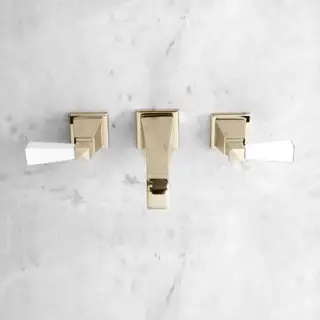 Devon&Devon Vip Time Смеситель для раковины настенный, цвет светлое золото 2VPTIME233MOT