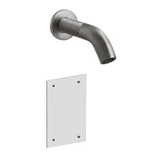 Gessi 316 Cesello Смеситель для раковины настенный, излив 14,6 cм, цвет Steel Brushed 54414#239