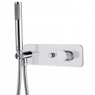 Bossini Oki Смеситель для душа с девиатором на 2 потребителя, цвет: chrome Z005361.030