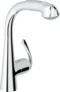 Grohe Zedra Смеситель для кухни, с вытяжным душем, цвет: хром 32553000
