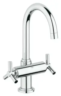 Grohe Atrio Смеситель для раковины вентильный, с д/к, длина излива 15,3 см, цвет: хром 21019000