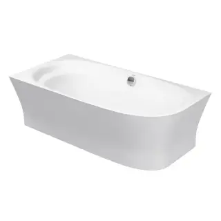 Duravit Cape Cod Ванна угол слева, с бесшовной панелью и ножками 190x90 см, 700362000000000