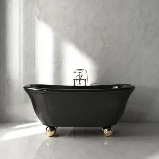 Devon&Devon Aurora Bijoux Ванна 171х87хh74 см, цвет ванны черный nero/nero AURBIJOTMCGLO