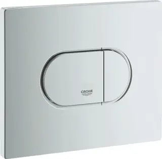 Grohe Arena Cosmopolitan Кнопка смыва для унитаза, 2 режима, пластик, цвет: матовый хром 38858P00