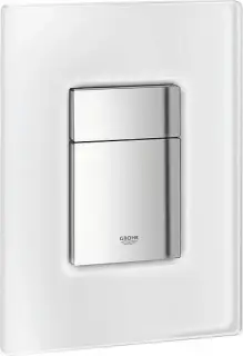 Grohe Skate Cosmopolitan Кнопка смыва для унитаза, 2 режима, стекло, цвет: хром 38845MF0