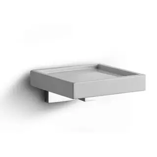 Bertocci Settecento Мыльница с композитной чашей, подвесная, цвет: хром 145 0701 0000