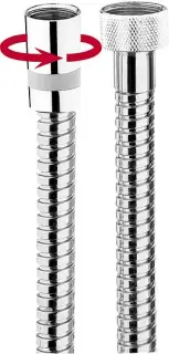 Bossini Doppia Aggraffatura Душевой шланг 150 см, цвет: chrome A00048C.030