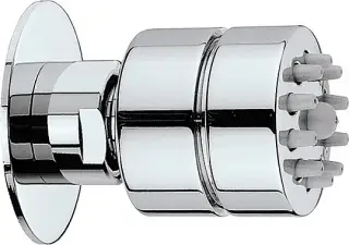 Bossini Tondo-Gom Душевая форсунка настенная d4,5x5,4 см, цвет: chrome I00137.030