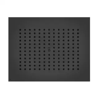 Bossini Rectangular Потолочный душ встраиваемый 47x37 см, 1 вид струи, цвет: mat black H38387.073