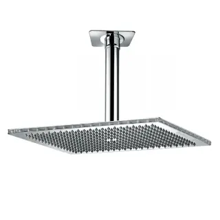 Bossini Rectangular Верхний душ 50x40 см, 1 вид струи, кронштейн потолочный 30 см, цвет: chrome H35369.030