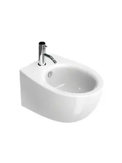 Catalano Italy Биде подвесное 37x52 см, 1 отв., с переливом, покр. Cataglaze, цвет: белый глянцевый 0718521001