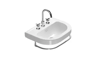 Catalano Comfort Раковина подвесная 56x44x20h см, 1 отв., с переливом, Cataglaze, цвет: белый глянц. 156CV00