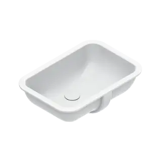 Catalano Italy Раковина встраиваемая снизу 55x38 см, с переливом, покр Cataglaze, цвет: белый глянц. 0727550001
