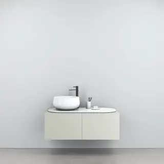 Cielo Delfo Тумба крашенная, с отверстиями, цвет: Pomice DECLPM