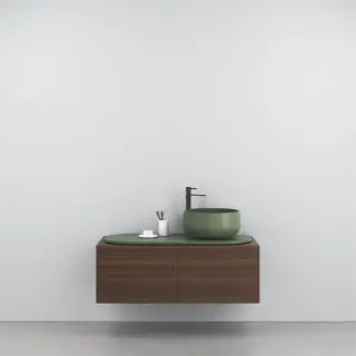 Cielo Delfo Накладная раковина, цвет: Agave BATOAG