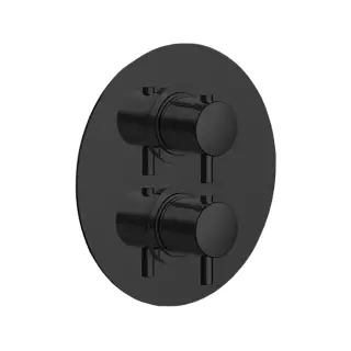 Cisal Less New Смеситель термостатический для душа на 1 потребитель, цвет: Night Black LN00730040