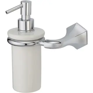 Cisal Cherie Дозатор для жидкого мыла, подвесной, керамическая колба, цвет: chrome CE09062021