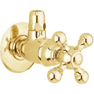 Cisal Угловой вентиль, цвет: 24K Gold AR00146024