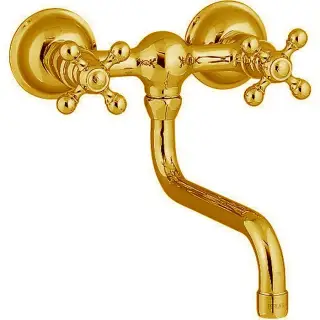 Cisal Arcana Ceramic Смеситель для кухни наружный, цвет: 24K Gold AC00040024