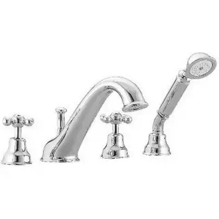 Cisal Arcana Ceramic Смеситель на борт ванны на 4 отверстия, цвет: Chrome AC00026421