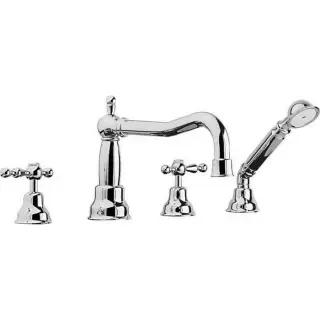 Cisal Arcana America Смеситель на борт ванны на 4 отверстия, цвет: Chrome AA00026421