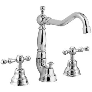 Cisal Arcana America Смеситель для раковины на 3 отверстия, цвет: Chrome AA00108021