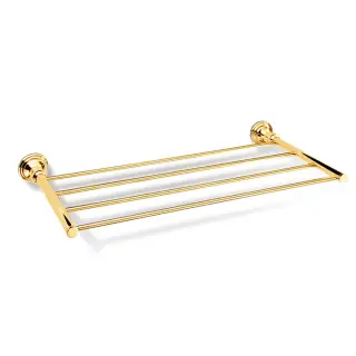 Decor Walther Classic HTA Полка для полотенец 60x25 см, подвесная, цвет: золото 0512520