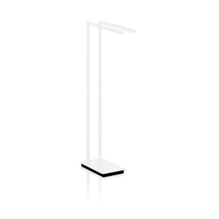 Decor Walther Straight 2 Стойка-полотенцедержатель 38xh80 см, напольная, цвет: белый матовый 0504850