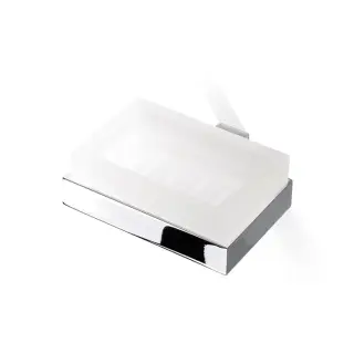 Decor Walther Corner WSS Мыльница со стеклянной чашей, подвесная, цвет: хром 0561800