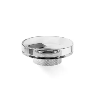 Decor Walther Club WSS Мыльница со стеклянной чашей, подвесная, цвет: хром/черный 0857760