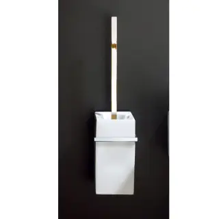 Decor Walther Porzellan DW 6201 Туалетный ершик подвесной, фарфор, цвет: золото 0840620