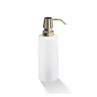 Decor Walther Porzellan DW 480 Дозатор для жидкого мыла, настольный, керамическая колба, цвет:золото 0820452