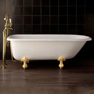 Devon&Devon Kensington Ванна чугунная 172х78хh60 см, без отверстий под смеситель 2MRKENSPDOTDD