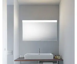 Duravit Light And Mirror Зеркало подвесное с подсветкой 120x70h см, цвет: белый LM784800000
