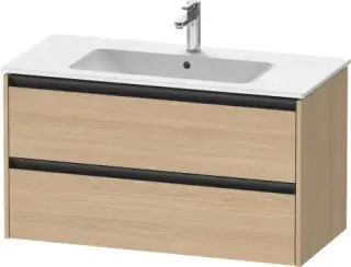 Duravit Ketho.2 Тумба под раковину с 2-мя ящ. 101x48x55h см, цвет: дуб натур. K25264030300000