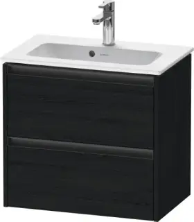 Duravit Ketho.2 Тумба под раковину с 2-мя ящ. 61x39x54,9h см, цвет: дуб черный K25255016160000