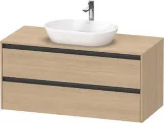 Duravit Ketho.2 Тумба под раковину с 2-мя ящ. 120x55x56,8h см, цвет: дуб натур. K24897030300000