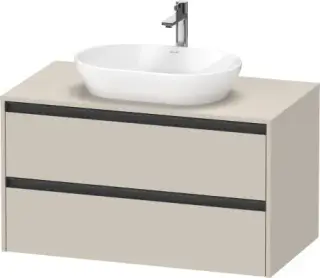 Duravit Ketho.2 Тумба под раковину 100x55x56,8h см, цвет: серо-коричневый супермат. K24896083830000