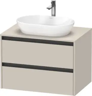 Duravit Ketho.2 Тумба под раковину 80x55x56,8h см, цвет: серо-коричневый супермат. K24895083830000