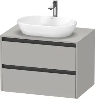 Duravit Ketho.2 Тумба под раковину 80x55x56,8h см, цвет: бетонно-серый мат. K24895007070000