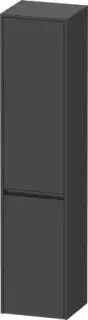 Duravit Ketho.2 Шкаф подвесной 40х36х176h см, цвет: графит матовый K21329L49490000