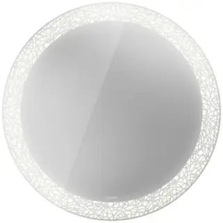 Duravit Happy D.2 Plus Зеркало подвесное с подсветкой и подогрев. 90x90h см, цвет: белый HP7486G0000