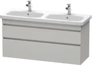 Duravit DuraStyle Тумба под двойную раковину 123x44,8x61h см, цвет: бетонно-серый мат. DS649800707