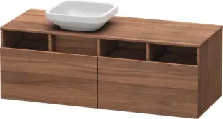 Duravit DuraStyle Тумба под раковину слева с 2-мя ящ. 140x55x50h см, цвет: орех натур. DS6785L7979