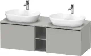 Duravit D-Neo Тумба под две раковины 140x55x45,9h см, цвет: бетонно-серый мат. DE4950B0707