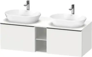 Duravit D-Neo Тумба под две раковины 140x55x45,9h см, цвет: Gres Pietra Grey Opaco DE4950B1818