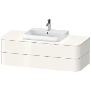 Duravit Happy D.2 Plus Столешница 130x55хh16 cм, цвет белый глянцевый HP031KM2222