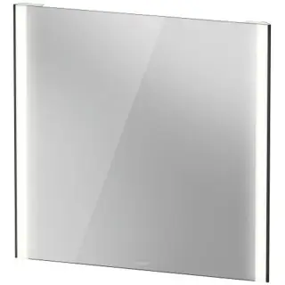 Duravit XViu Зеркало с подсветкой 80x82xh4 cм, сенсорное управление, цвет черный матовый XV70320B2B2